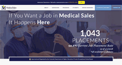 Desktop Screenshot of medicalsalescollege.com